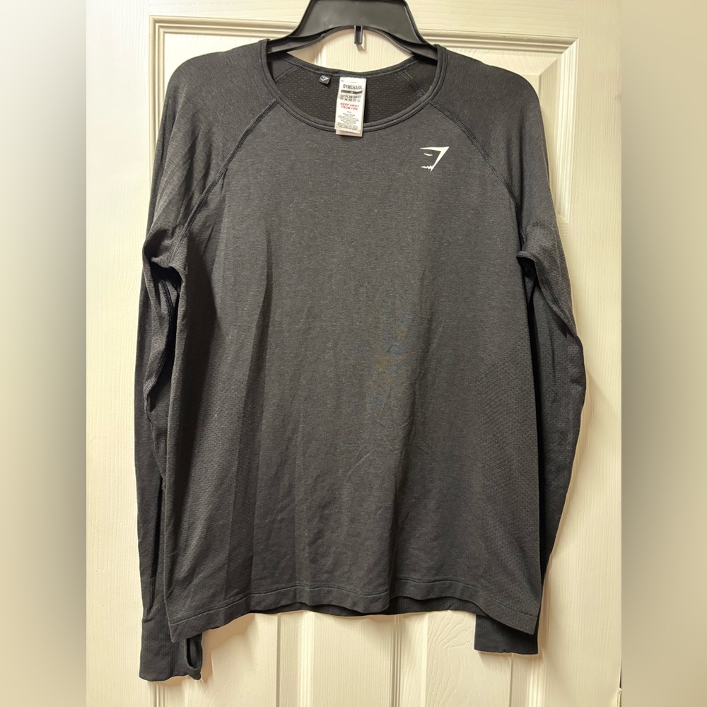 Gymshark medium black athletic top